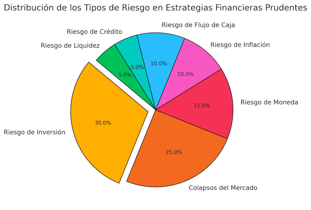Distribución de los Tipos de Riesgo en Estrategias Financieras Prudentes